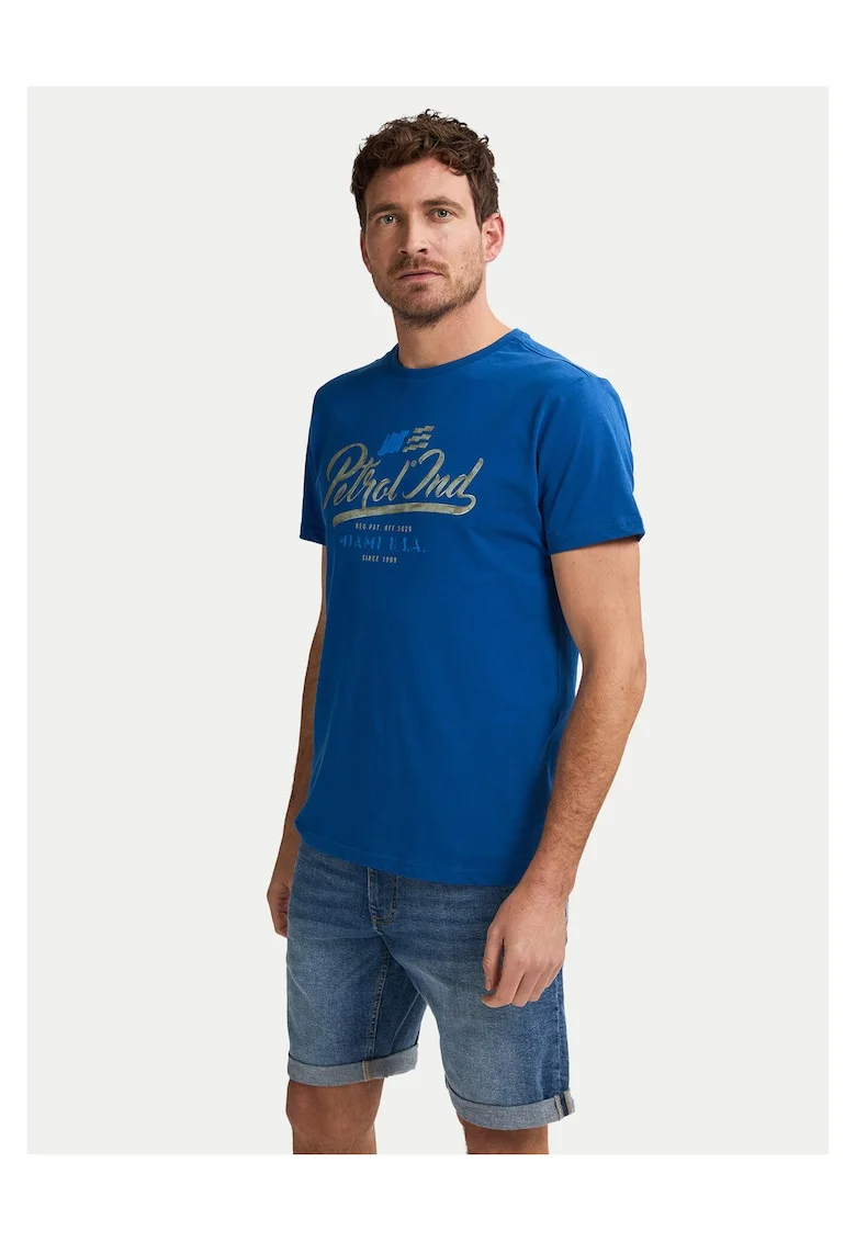 Tricou barbati  bumbac - 319875, Albastru