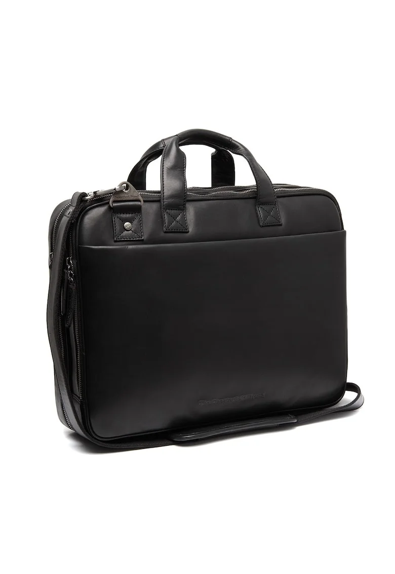 Geanta umar unisex piele naturala, 13.2 litri, Iseo,, Negru