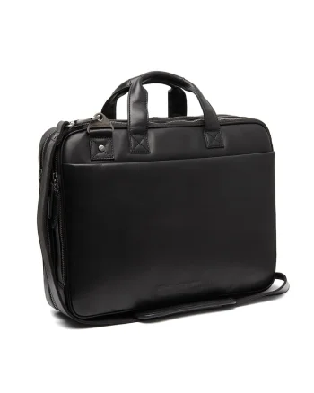 Geanta umar unisex piele naturala, 13.2 litri, Iseo,, Negru
