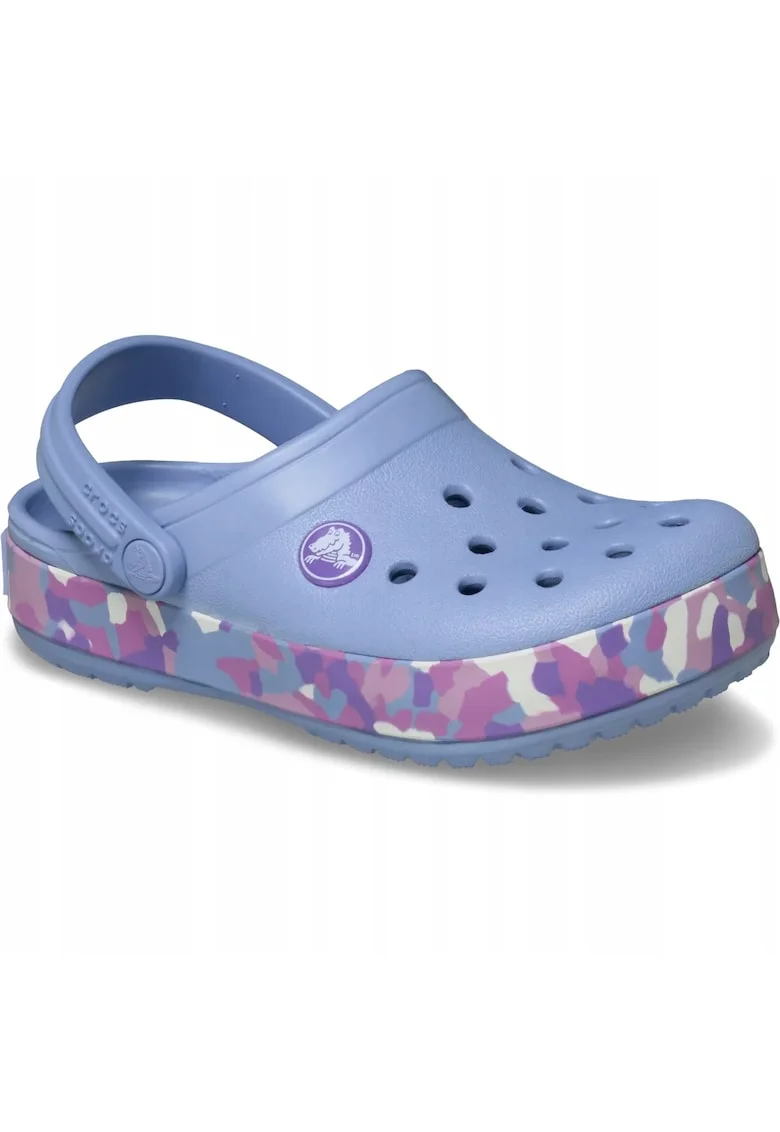 Saboti copii,  Crocband Glow Confetti, multicolor, Violet