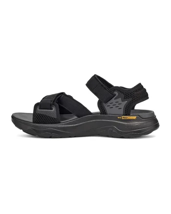 Sandale cu velcro Zymic, Negru stins