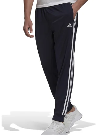 Pantaloni sport conici cu logo, Bleumarin