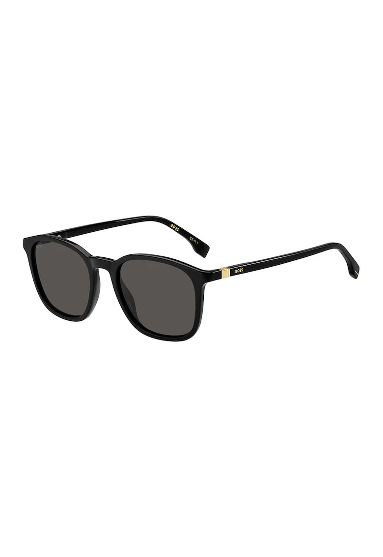 Ochelari de soare cu lentile uni, Auriu/Negru/Gri antracit