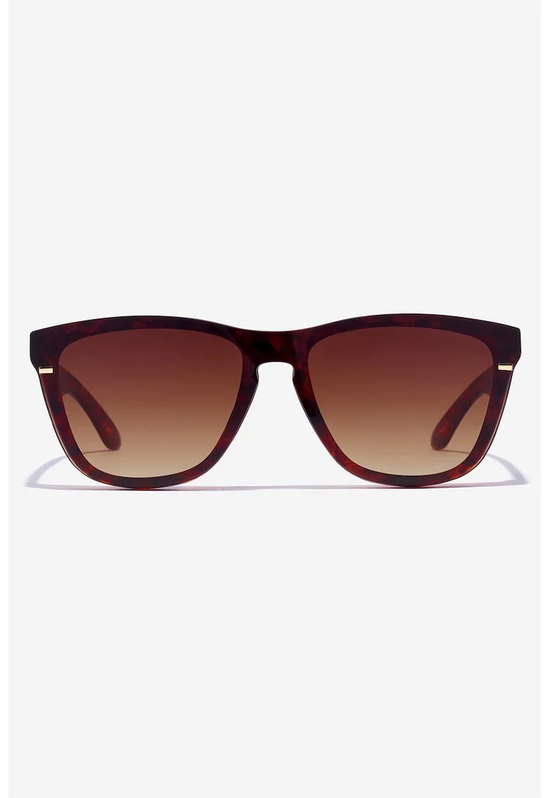 Ochelari de soare unisex cu lentile in degrade One Dream, Maro cognac