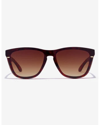 Ochelari de soare unisex cu lentile in degrade One Dream, Maro cognac