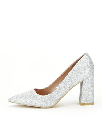 Pantofi eleganti argintii BHH7651 01 12384, Argintiu