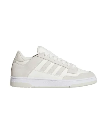 Pantofi sport cu garnituri din piele intoarsa Rapid Court, Alb optic