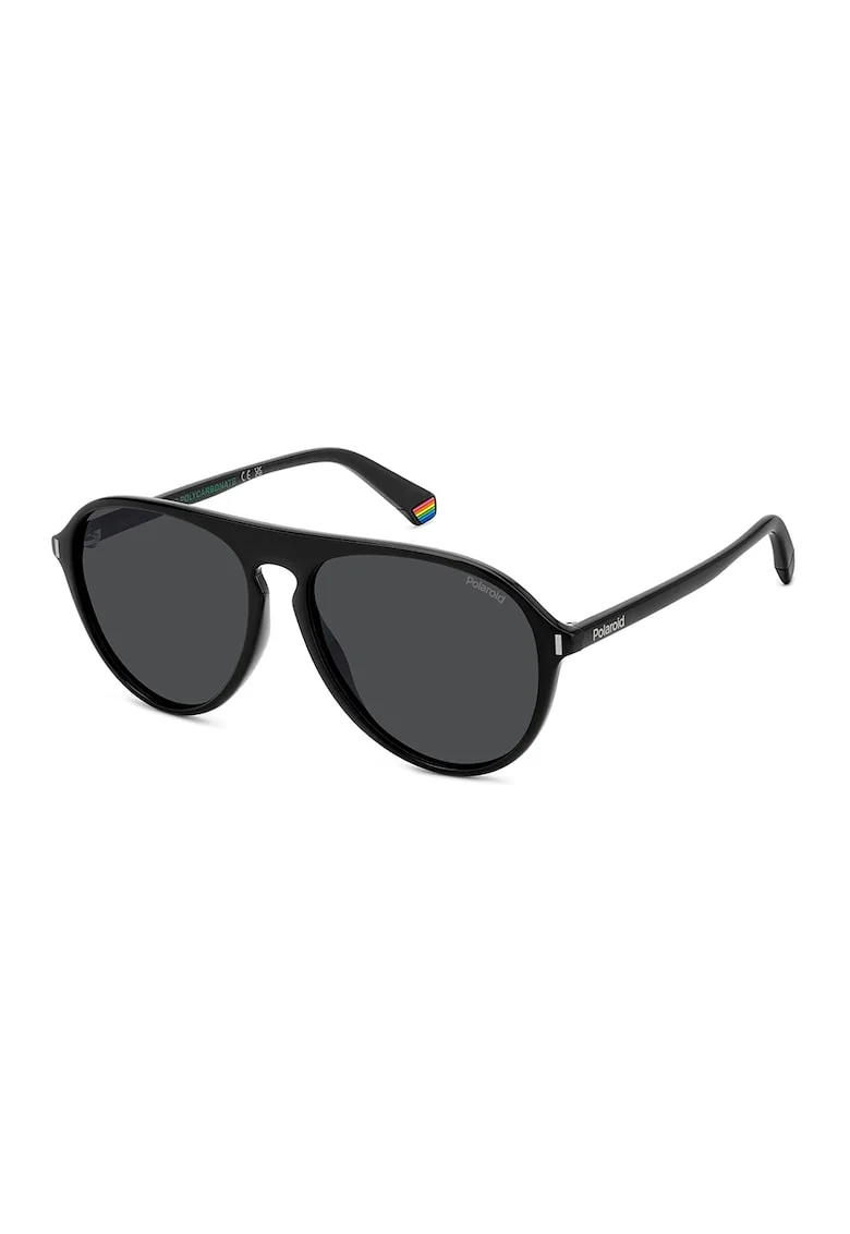 Ochelari de soare aviator cu lentile polarizate, Negru