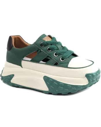 Pantofi dama decupati 9071 1, Verde