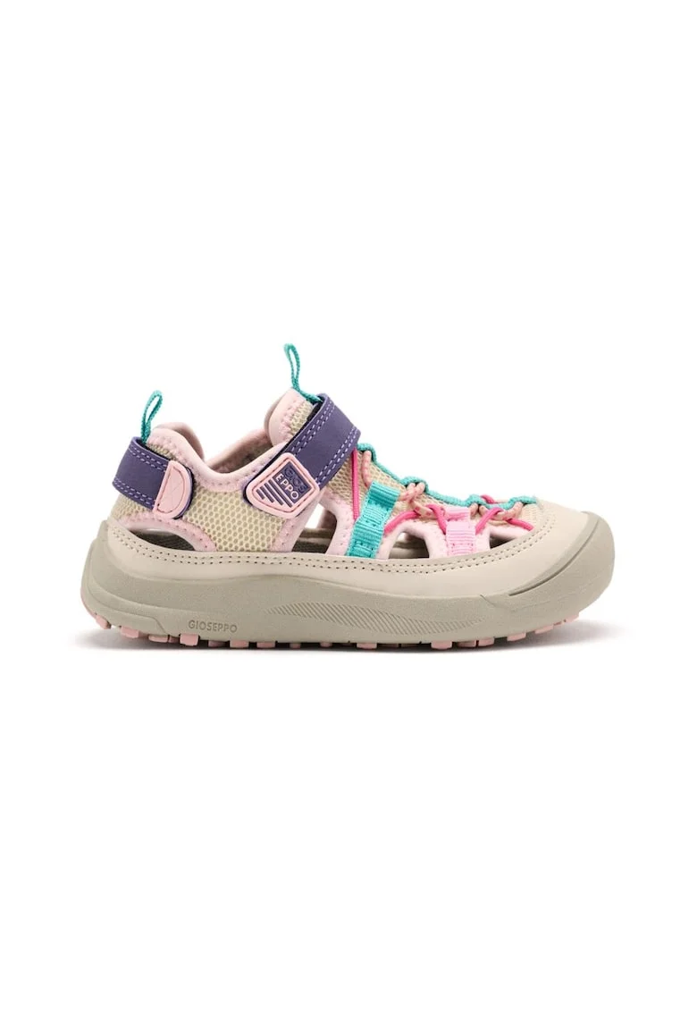 Sandale cu decupaje si velcro Hodgdon, Bej