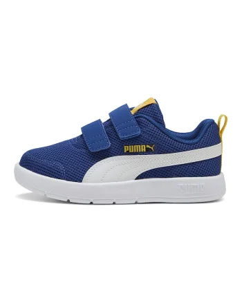 Pantofi sport Courtflex de plasa cu velcro, Albastru royal