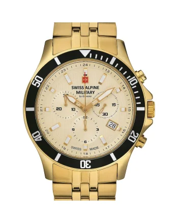 Ceas barbatesc  7022.9111, Quartz, 42mm, 10ATM, Auriu