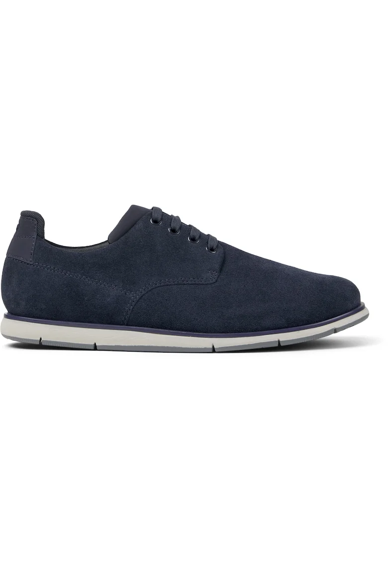 Pantofi de piele intoarsa Smith, Albastru