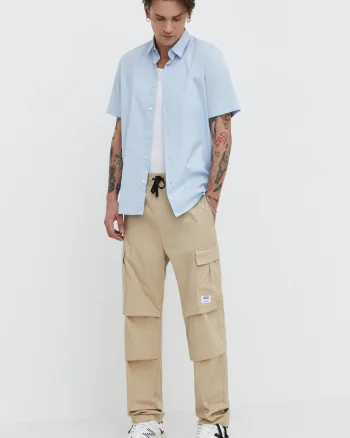 HUGO Blue pantaloni de bumbac