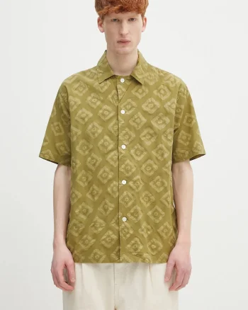 Norse Projects cămașă din bumbac Mads Batik SS Shirt
