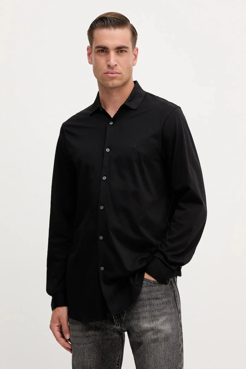 Armani Exchange cămașă din bumbac
