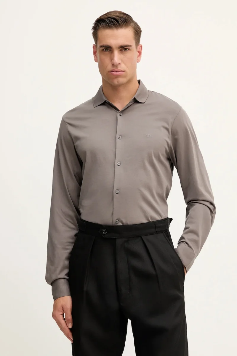 Armani Exchange cămașă din bumbac