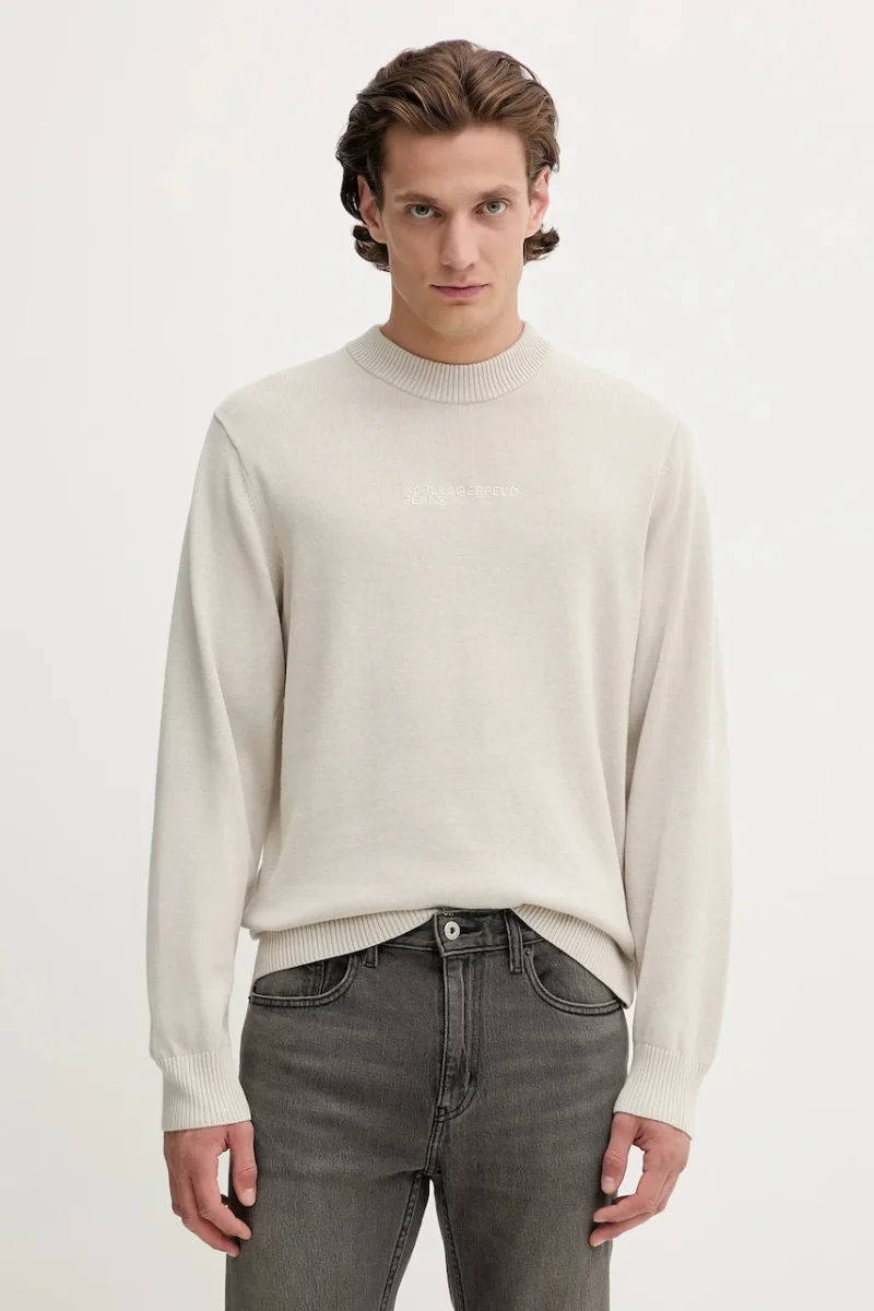 Karl Lagerfeld Jeans pulover de bumbac