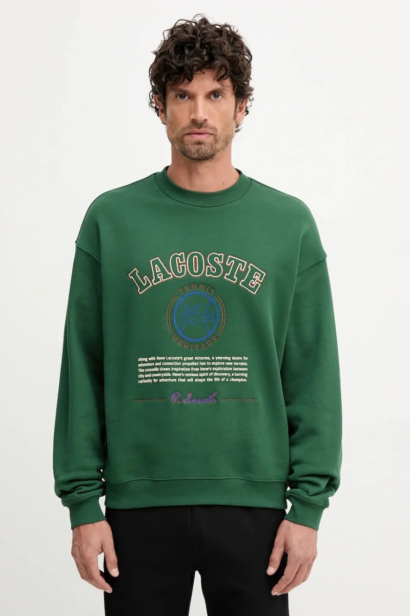 Lacoste hanorac de bumbac