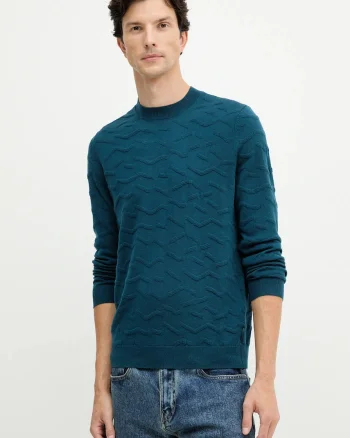 Armani Exchange pulover din amestec de lână