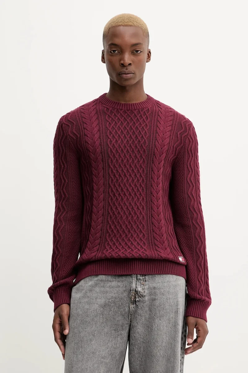 Tommy Jeans pulover de bumbac