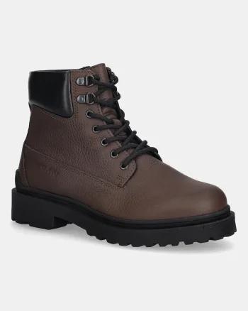 Tommy Jeans pantofi TJM LACE UP BOOT LEATHER