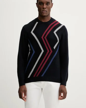 Armani Exchange pulover din amestec de lână