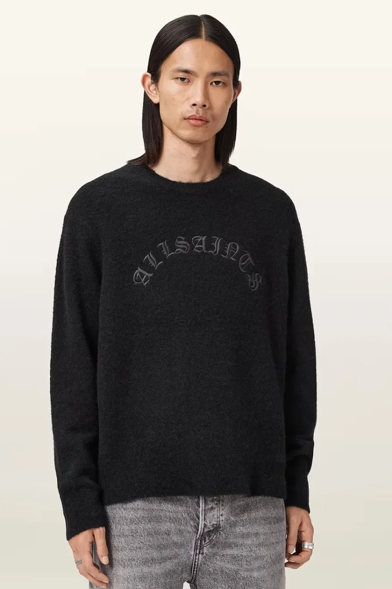 AllSaints pulover din amestec de lână de alpaca CURV