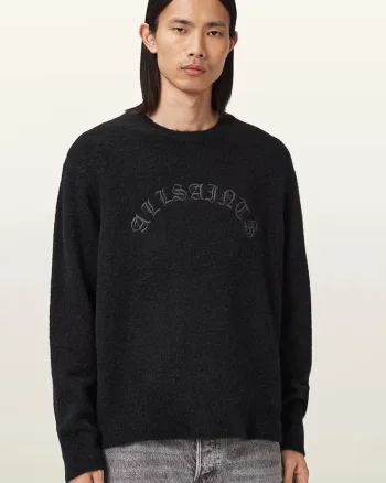 AllSaints pulover din amestec de lână de alpaca CURV