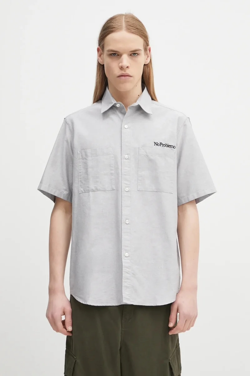 No Problemo cămașă din bumbac SS Uniform Shirt