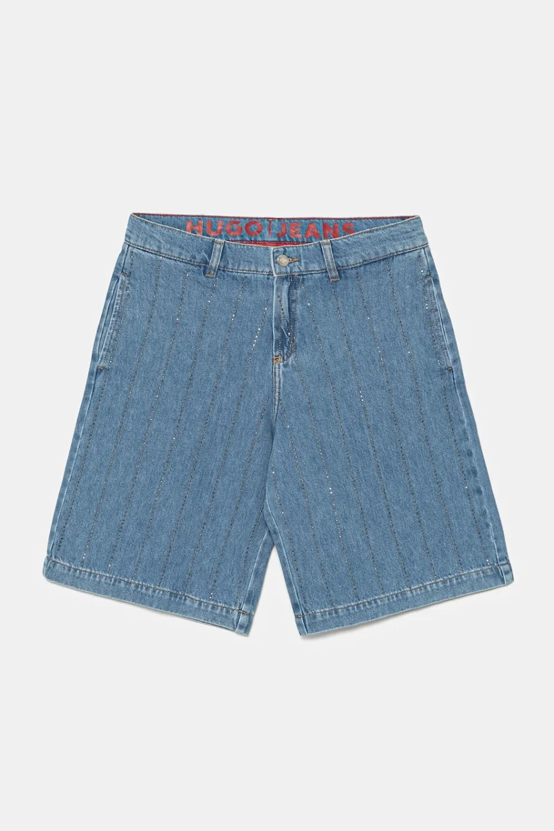 HUGO pantaloni scurti din denim pentru copii