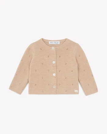 Tartine et Chocolat cardigan din bumbac pentru bebeluși