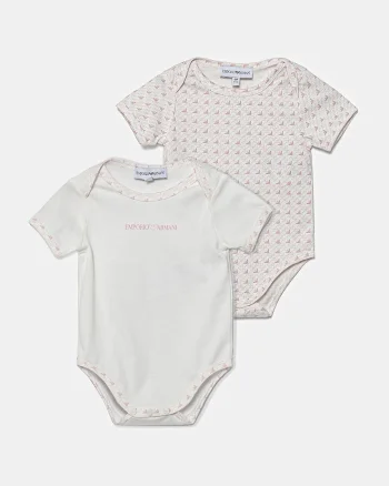 Emporio Armani body din bumbac pentru bebelusi 2-pack
