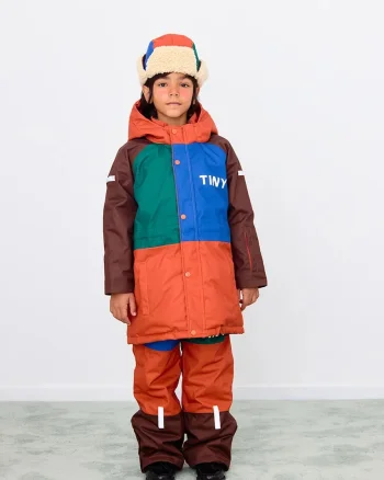 Tinycottons pantaloni de schi pentru copii COLOR BLOCK SNOW PANT