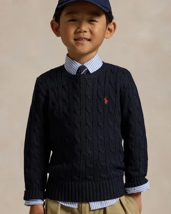 Polo Ralph Lauren pulover de bumbac pentru copii