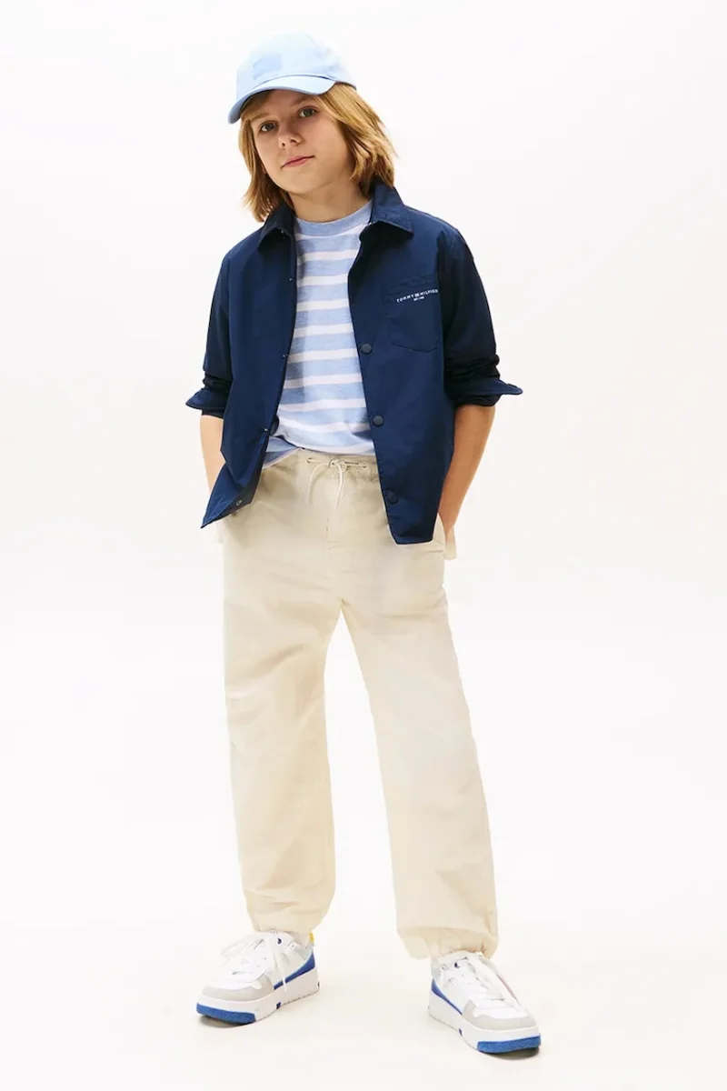Tommy Hilfiger pantaloni de bumbac pentru copii