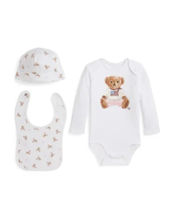 Polo Ralph Lauren body din bumbac pentru bebeluși