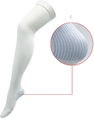 Ciorapi Compresivi Anti-embolism Pressio AG alb