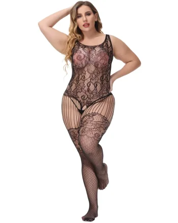 Body Stockings Plus negru