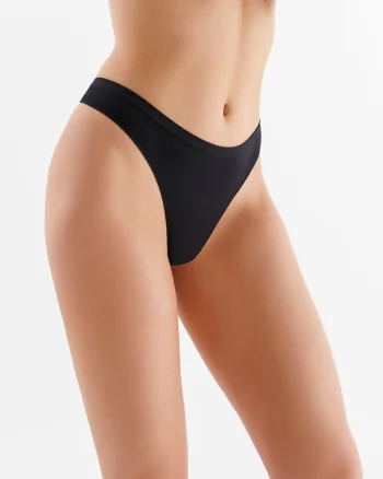 Chilot Gabriella Tanga Seamless String (fara cusaturi) negru