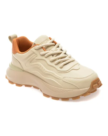 Pantofi sport GRYXX albi, 251220, din piele ecologica
