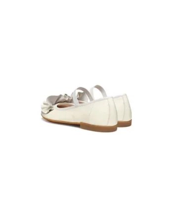 Balerini  304619816, Piele naturala, Alb, Alb