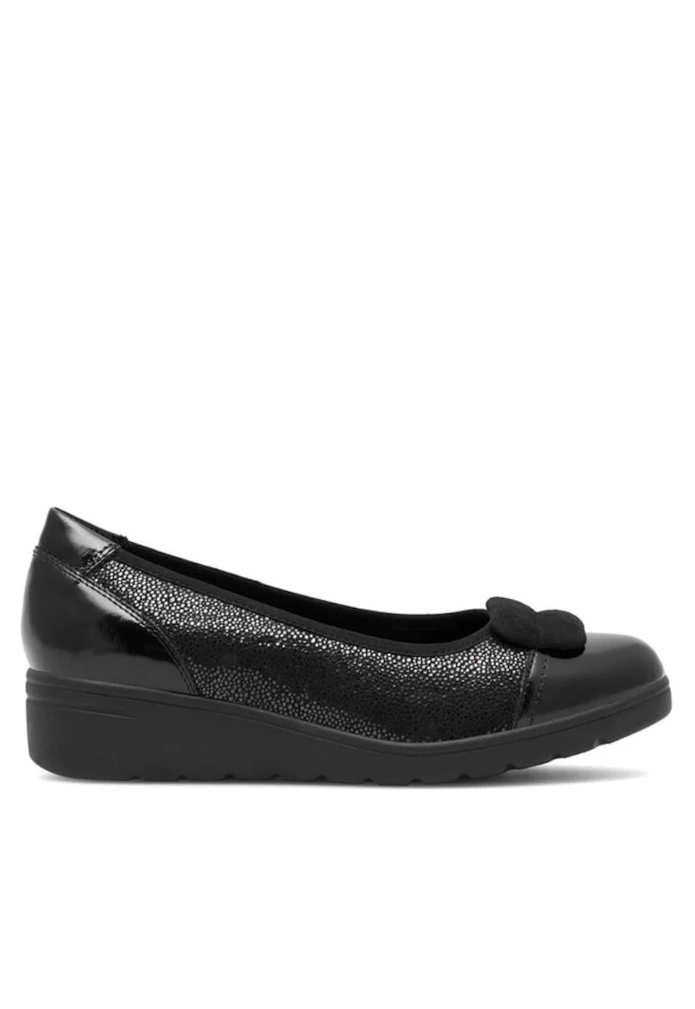 Tenisi dama,  590558849186637, Piele naturala, Negru