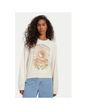 Bluza dama  EBJSF00171, Bumbac/Bumbac, M INTL, Bej