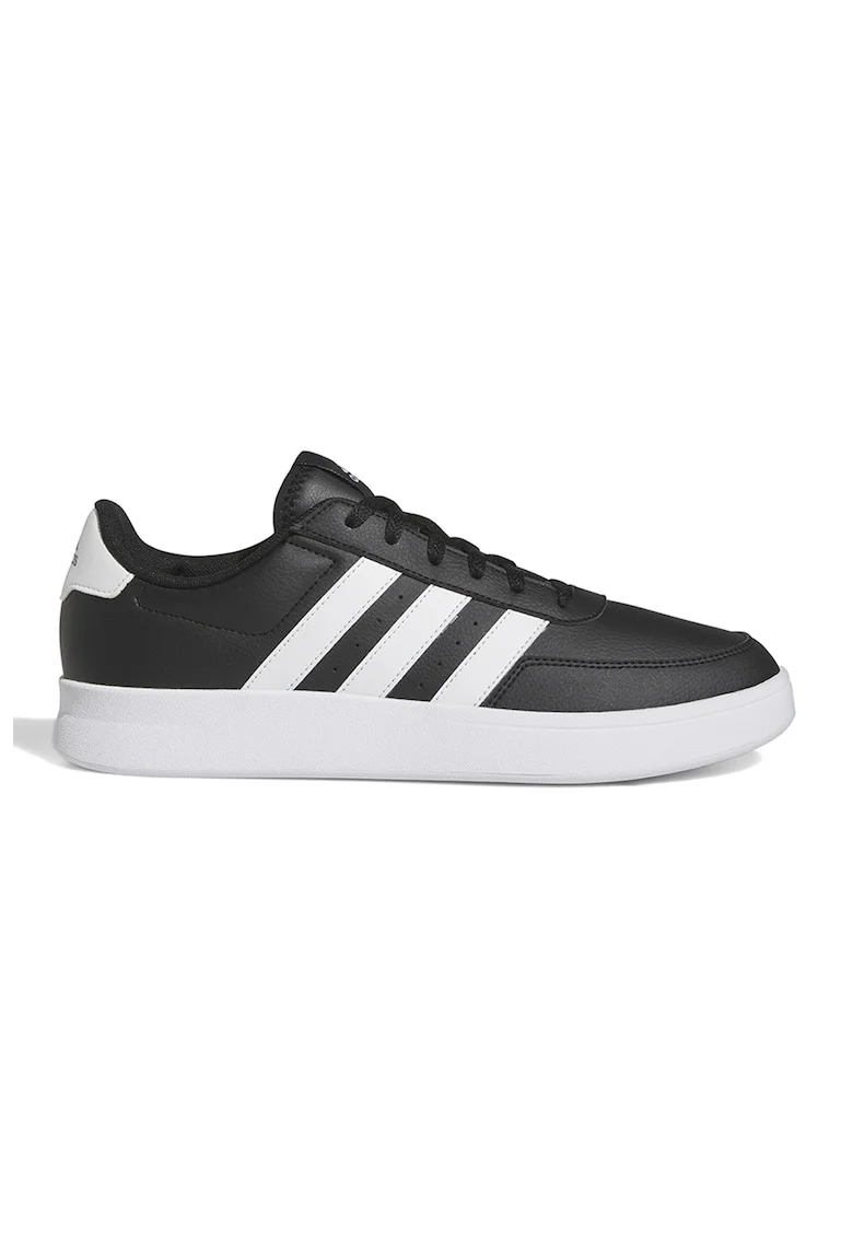 Pantofi sport de piele ecologica Breaknet 2.0, Alb/Negru