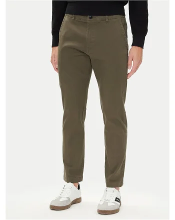 Pantaloni barbati  chino, culoare verde