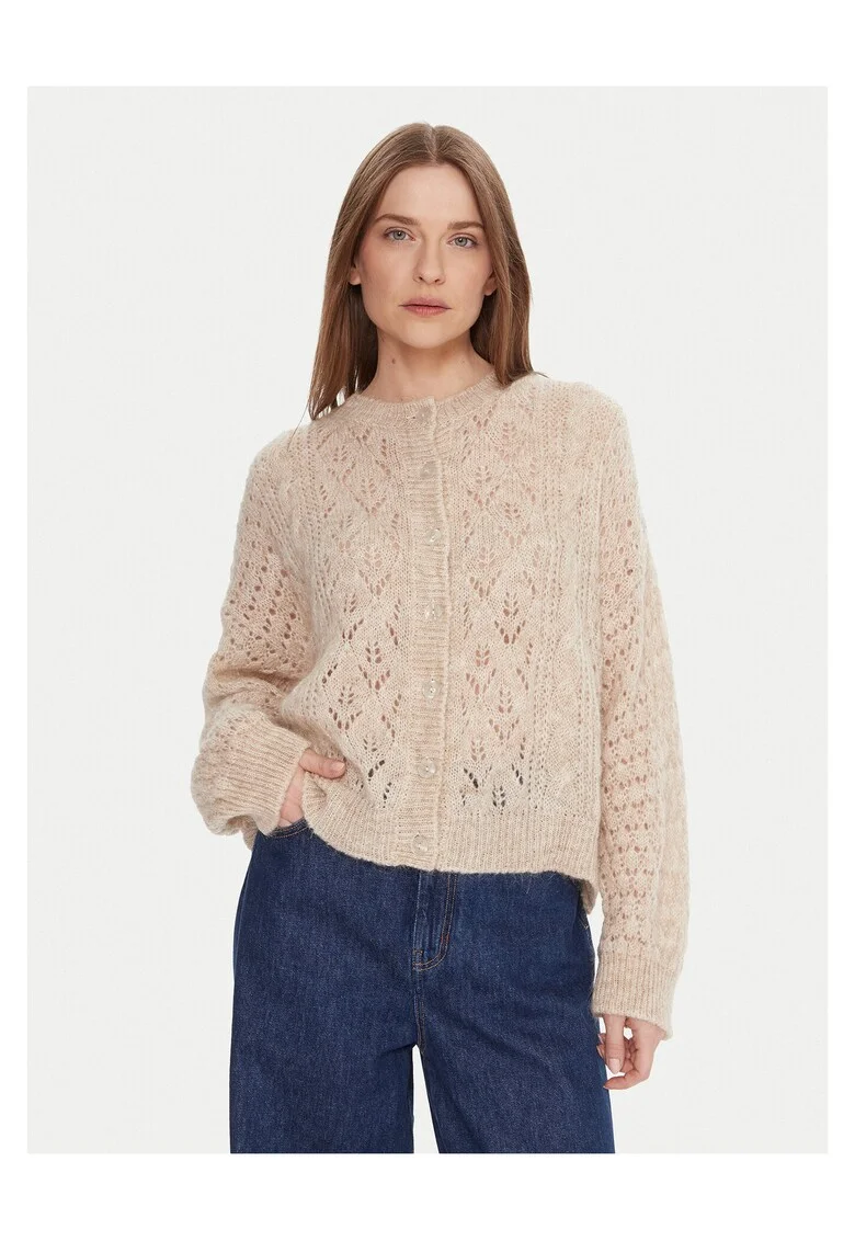 Cardigan dama  bej,