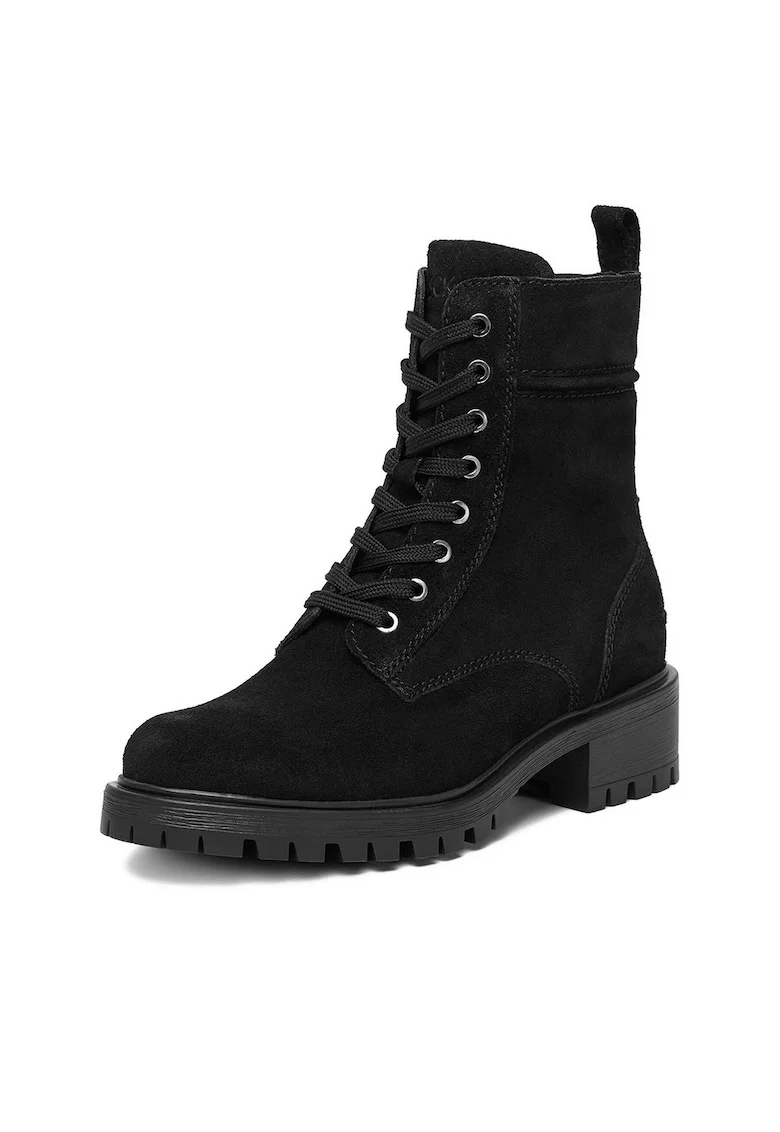 Ghete dama CEO-WI16-D-466-05,  Piele naturala, Negru, Negru
