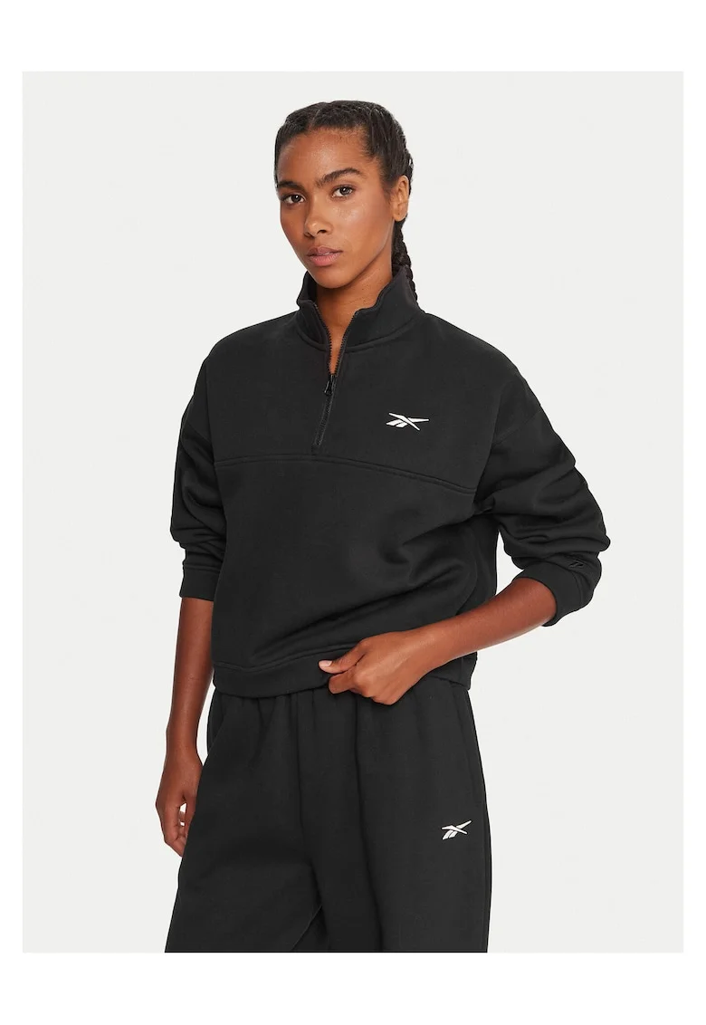 Hanorac dama  negru, din textil