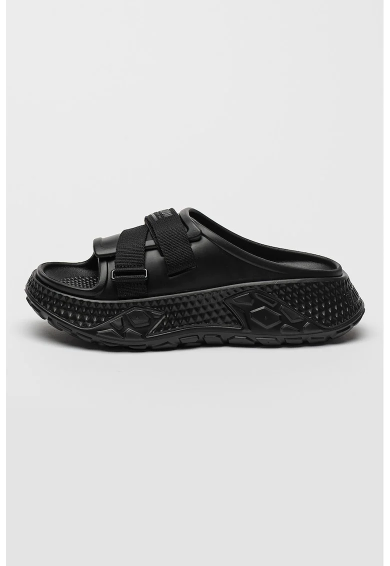 Papuci unisex cu design masiv Offbound, Negru